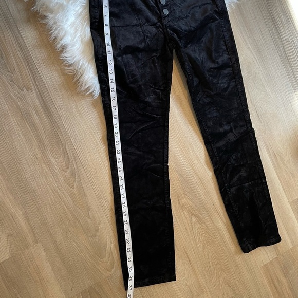 Paige Hoxton Ankle Peg Black Velvet Pants - Picture 13 of 15